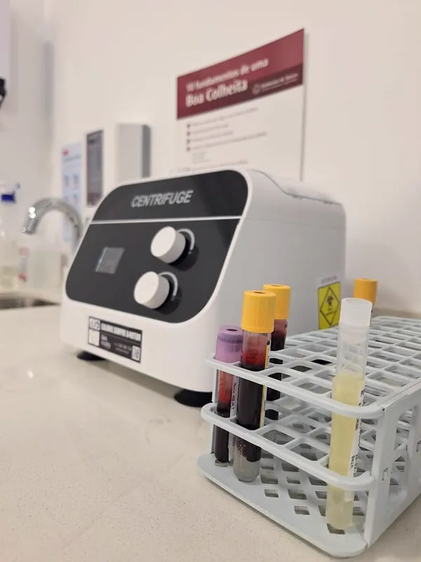 Equipamento do laboratório de análises